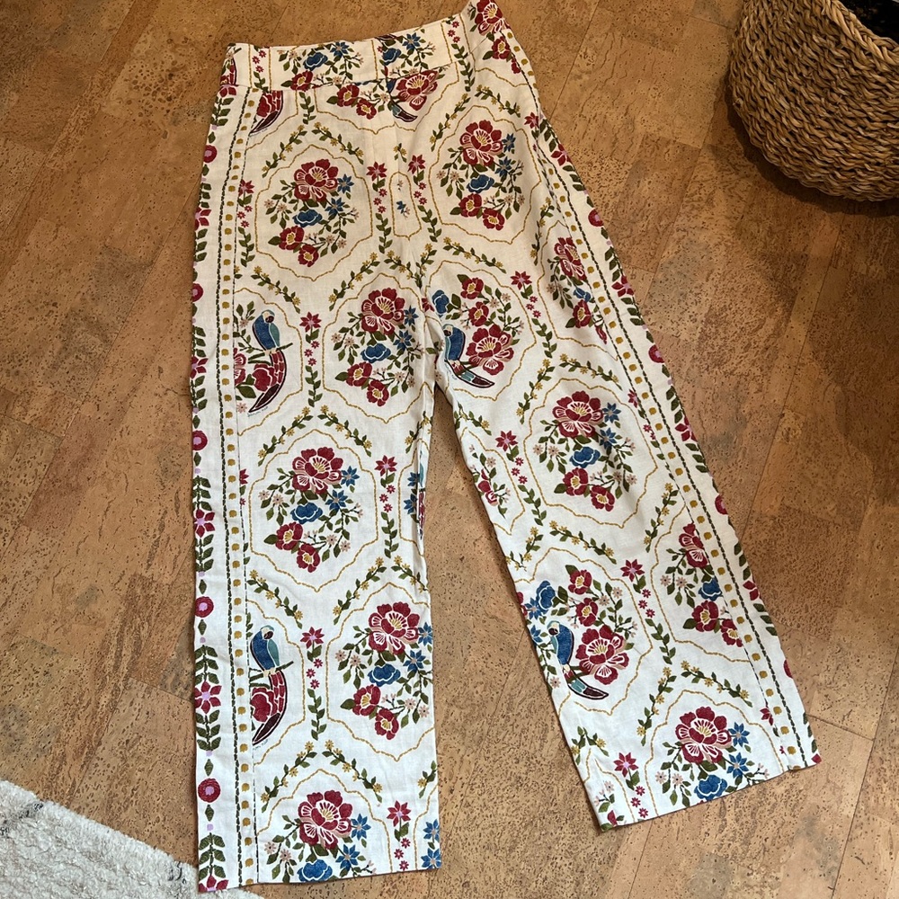 TIAGO PANTS - SÉZANE X FARM RIO size 6 / 38
